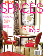 New York Spaces magazine cover May/June 2010