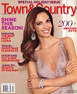 Town & Country magazine cover December 2009