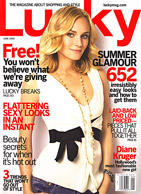 Lucky magazine cover June 2009